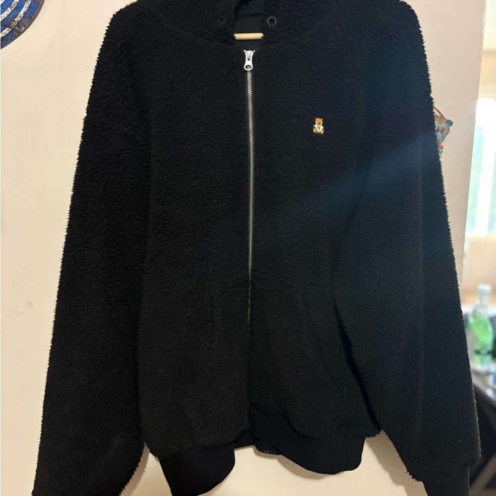 Teddy Fresh Bear Ear Hoodie Black Size L